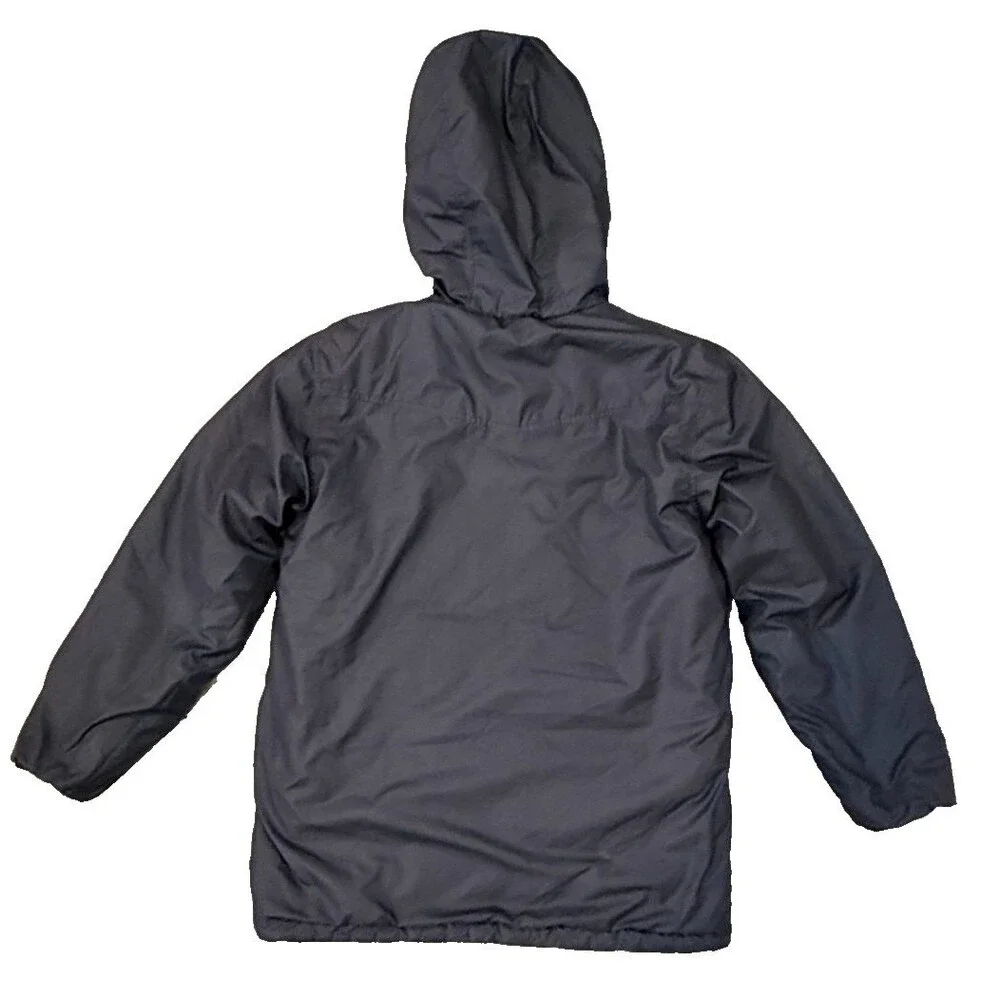 The North Face Reversible Black Puffer Fleece Jacket Youth Large 10-12 Gorpcore